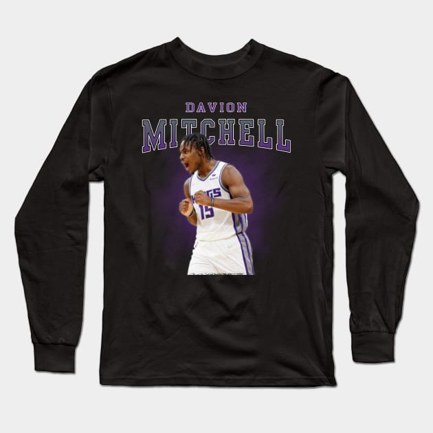 Davion Mitchell Long Sleeve T-Shirt by Bojes Art